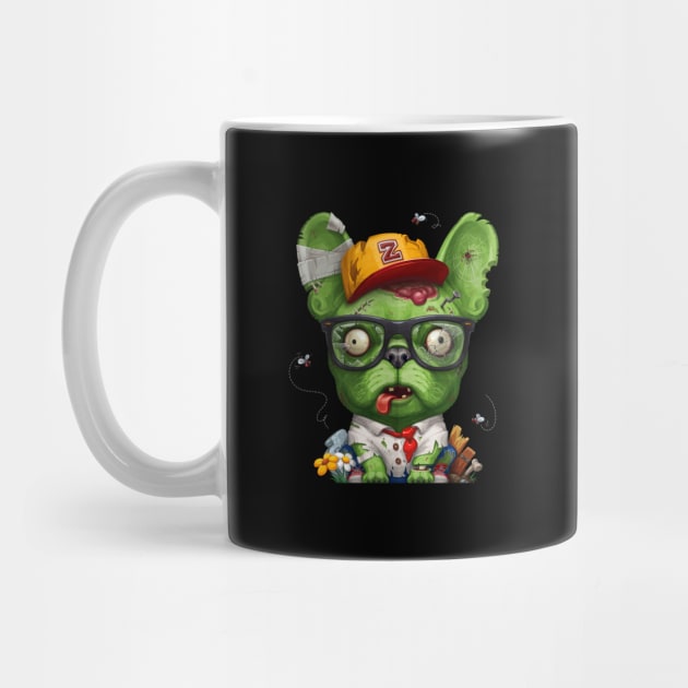 French Bulldog Zombie by stonemask